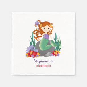Cute Mermaid Napkins
