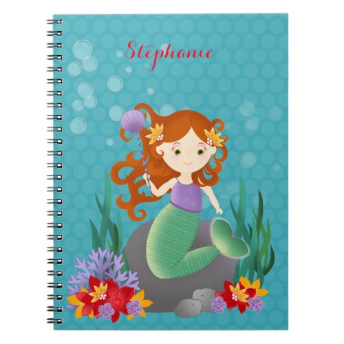 Cute Mermaid Notebook