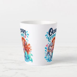 Cute Mermaid Ocean Friends Dolphin Coffee Mug