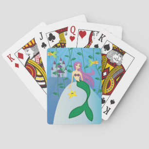 Cute Mermaid Poker Cards