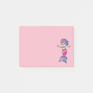 Cute Mermaid Post-it Notes