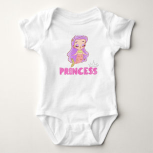 Cute Mermaid princess Baby Bodysuit