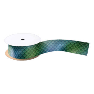 Cute Mermaid Scale Satin Ribbon