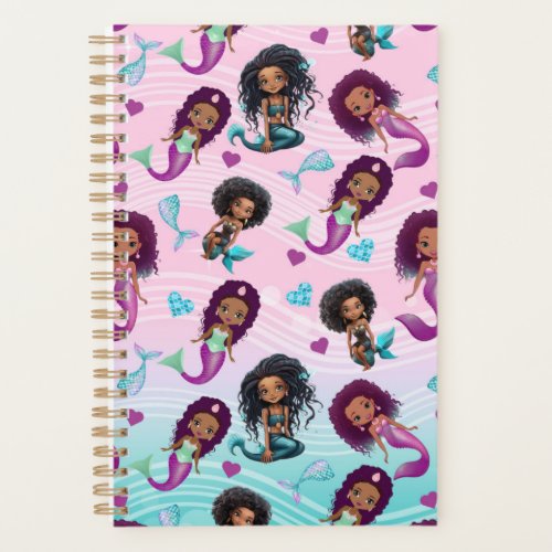 Cute Mermaid Themed Planner 