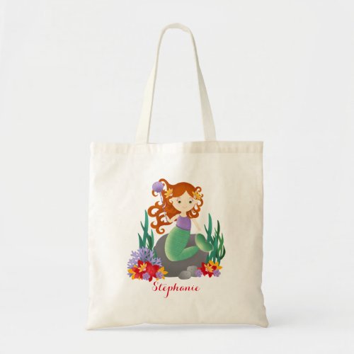 Cute Mermaid Tote Bag