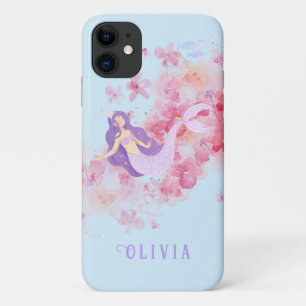 Cute Mermaid Under the sea for Girls iPhone 11 Case