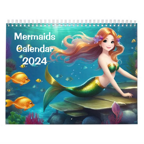 Cute Mermaids _ Calendar for Kids