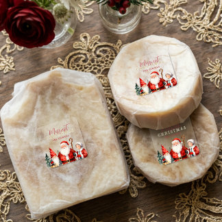 Cute Merriest Christmas Santa Claus Sticker TMF26