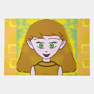 Cute Merry Cartoon Door Mat