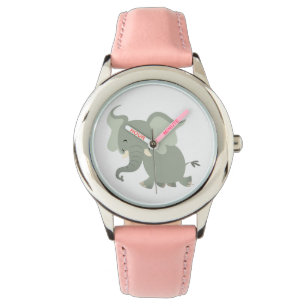 Cute Merry Cartoon Elephant Watch