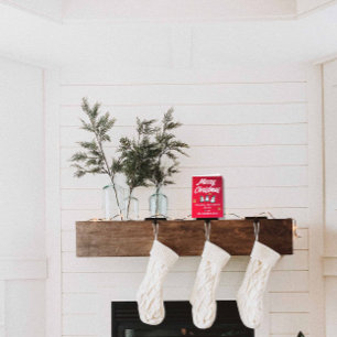 Cute Merry Christmas Add Child Name From Grandma Holiday Card