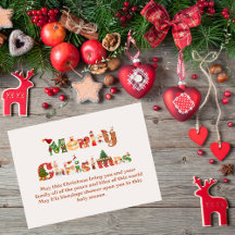 Cute Merry Christmas Card