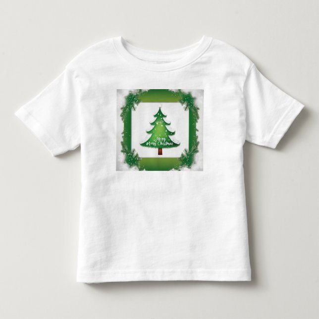 "Cute Merry Christmas Children’s T-Shirt – Fun Hol (Front)