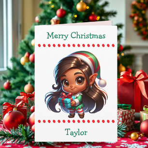 Cute Merry Christmas Child's Word Search Inside Holiday Card