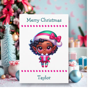 Cute Merry Christmas Child's Word Search Inside Holiday Card