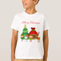 Cute Merry Christmas Kids T-Shirt