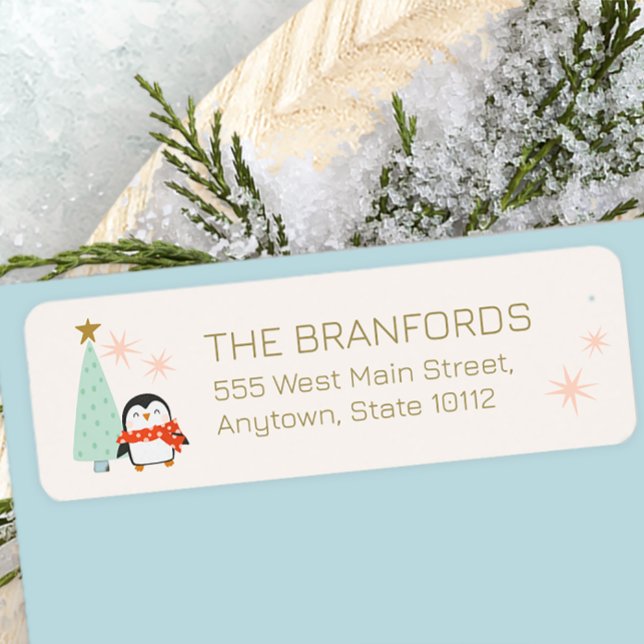 Cute Merry Christmas  Label (Creator Uploaded)