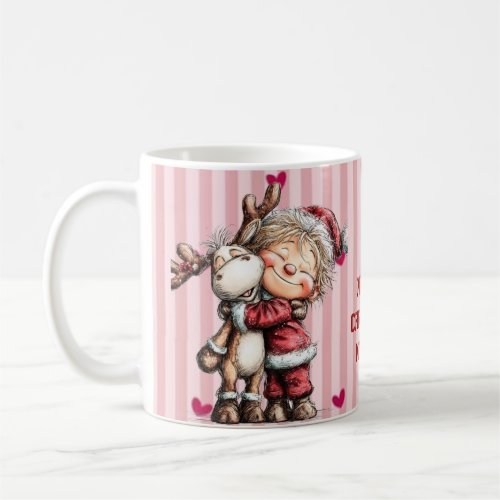 Cute "Merry Christmas My Love" Valentine gnome Coffee Mug