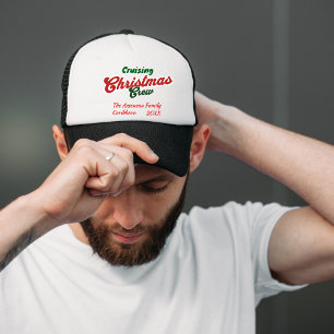 Cute Merry Cruising Christmas Personalize  Hat