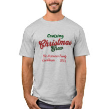 Cute Merry Cruising Christmas Personalize T-Shirt