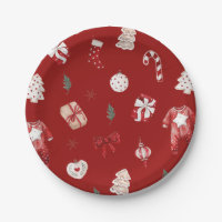 Cute Merry Little Red Winter Christmas Baby Shower