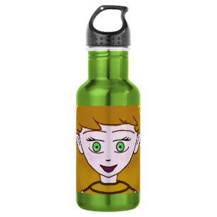 Cute Merry Pink Stainless Steel Water Bottle