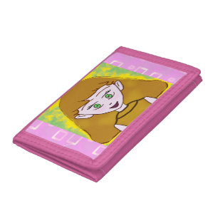 Cute Merry Pink Trifold Wallet