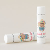 Cute Mexican Boy, Fiesta Baby Shower Favor Lip Balm