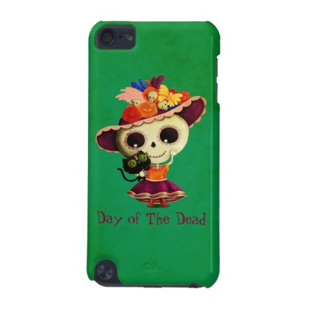 Cute Mexican Day Of The Dead Girl Ipod Touch (5th Generation) Case
