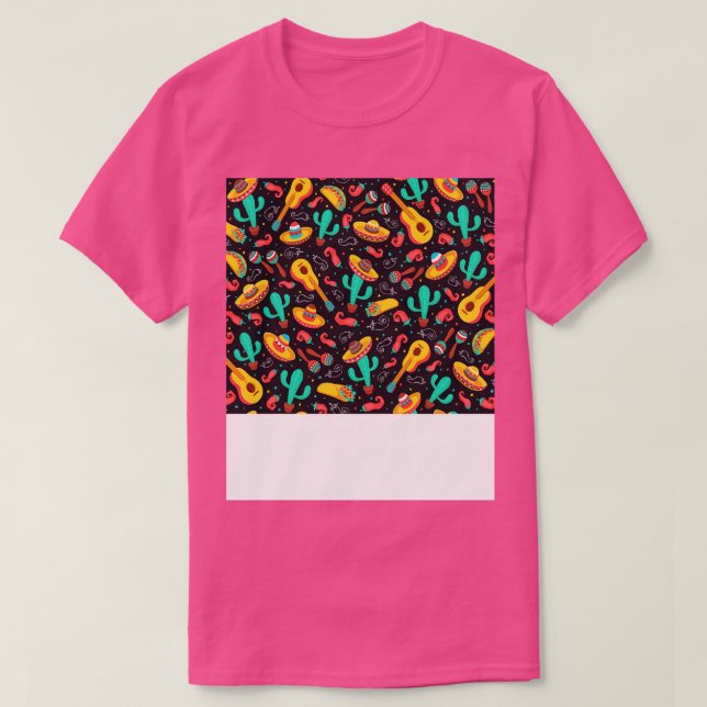 Cute Mexican Face Mask T-Shirt (Design Front)