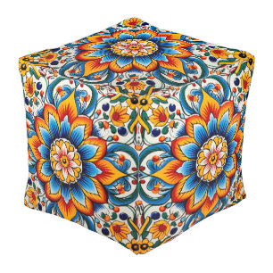 Cute Mexican style pouf