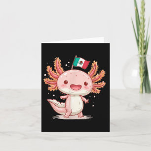 Cute Mexico Axolotl Costume For Boys And Girls  Card