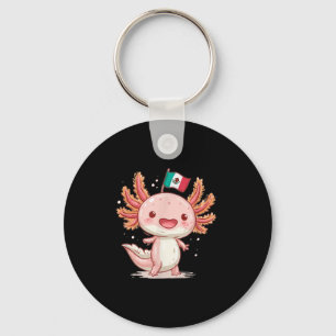 Cute Mexico Axolotl Costume For Boys And Girls Keychain