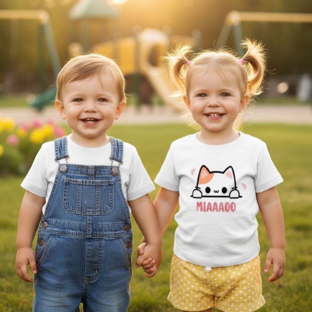 Cute MIAAAOO Cat Baby Toddler Shirt (Creator Uploaded)