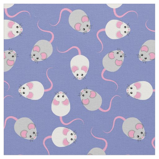 Cute Mice Mouse Animals Fabric
