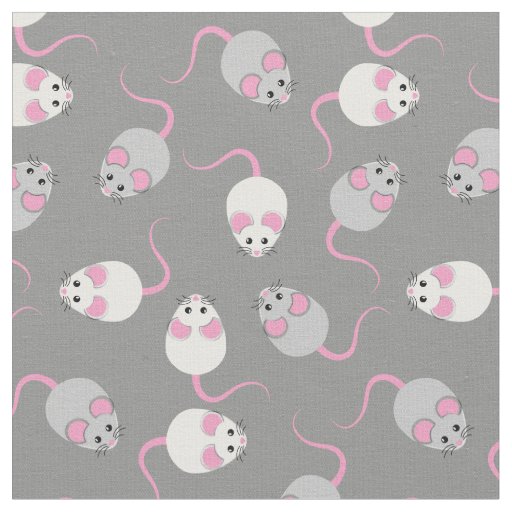Cute Mice Mouse Animals Fabric