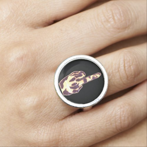 Cute Middle Finger Ring
