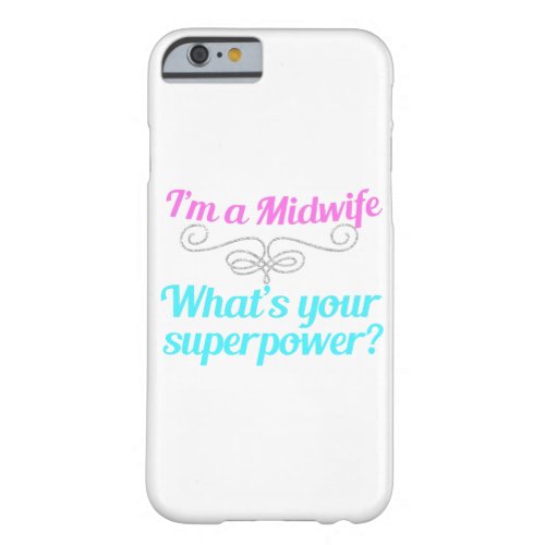 Cute Midwife Superhero Barely There iPhone 6 Case