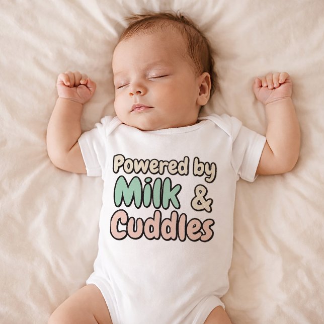Cute Milk & Cuddles Baby Bodysuit (Creator Uploaded)