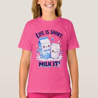 Cute Milk Lover T-Shirt