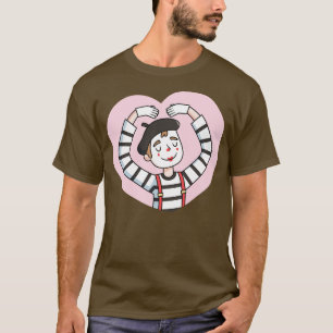 Cute Mime With Love Gesture T-Shirt