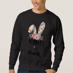 Cute Mimi Bunny Easter Family Matching Outfit Sweatshirt