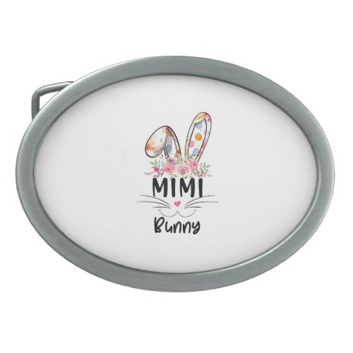 Cute Mimi Bunny T Shirt Easter Family Matching Out Belt Buckle