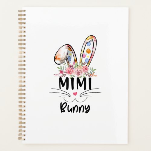 Cute Mimi Bunny T Shirt Easter Family Matching Out Planner