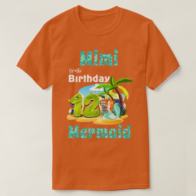 Cute Mimi Of The 12th Birthday T-Shirt (Design Front)