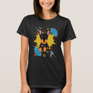 Cute Min Pin Pet Animal Dog Owner Dog Min Pinsche T-Shirt