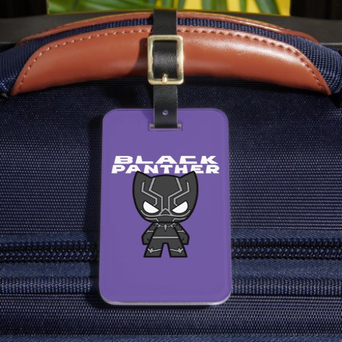Cute Mini Black Panther Luggage Tag
