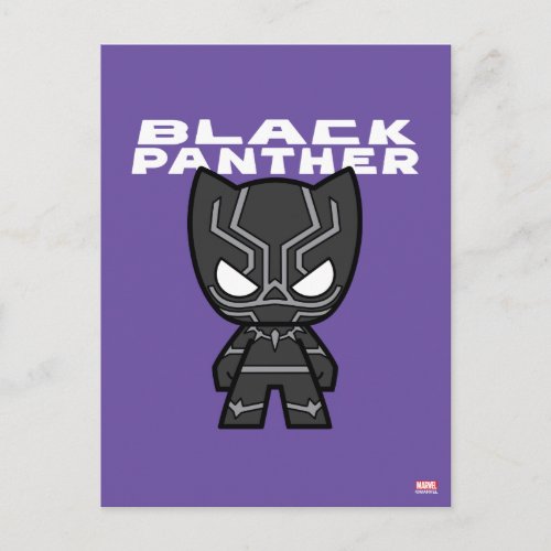Cute Mini Black Panther Postcard