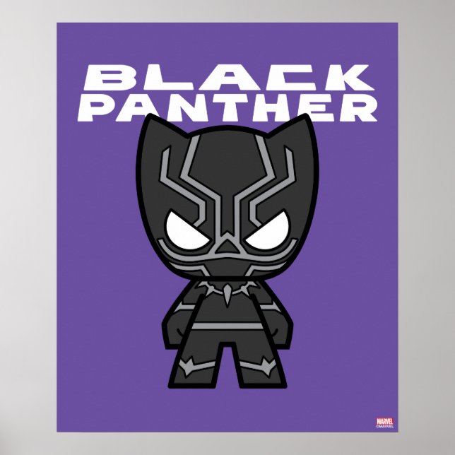 Cute Mini Black Panther Poster (Front)