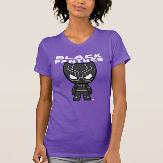 Cute Mini Black Panther T-Shirt (Front)